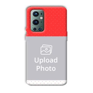 Red White Customized Printed Back Cover for OnePlus 9 Pro