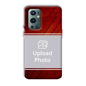 Solid Red Customized Printed Back Cover for OnePlus 9 Pro