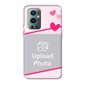 Pink Check Customized Printed Back Cover for OnePlus 9 Pro