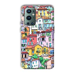 Colorful Alley Phone Customized Printed Back Cover for OnePlus 9 Pro