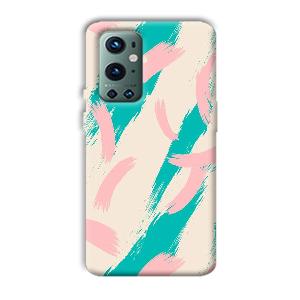 Pinkish Blue Phone Customized Printed Back Cover for OnePlus 9 Pro