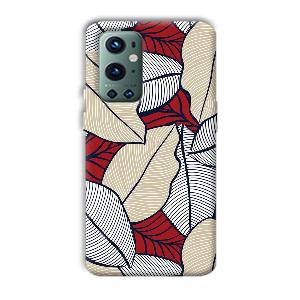 Leafy Pattern Phone Customized Printed Back Cover for OnePlus 9 Pro