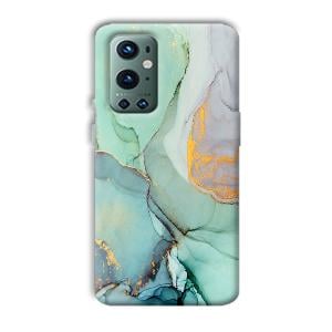 Green Marble Phone Customized Printed Back Cover for OnePlus 9 Pro