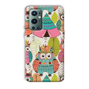 Fancy Owl Phone Customized Printed Back Cover for OnePlus 9 Pro