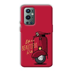 Life is Beautiful  Phone Customized Printed Back Cover for OnePlus 9 Pro
