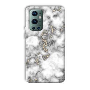 Grey White Design Phone Customized Printed Back Cover for OnePlus 9 Pro