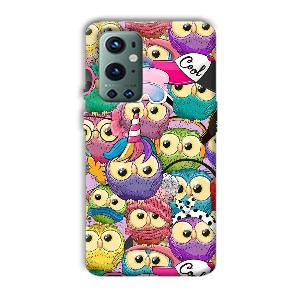 Colorful Owls Phone Customized Printed Back Cover for OnePlus 9 Pro