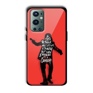 Joker Life Quote Customized Printed Glass Back Cover for OnePlus 9 Pro