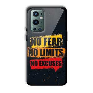 No Fear Customized Printed Glass Back Cover for OnePlus 9 Pro