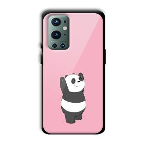 Pink Panda Customized Printed Glass Back Cover for OnePlus 9 Pro