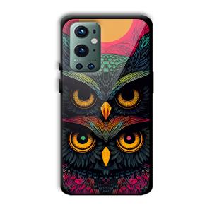 2 Owls Customized Printed Glass Back Cover for OnePlus 9 Pro