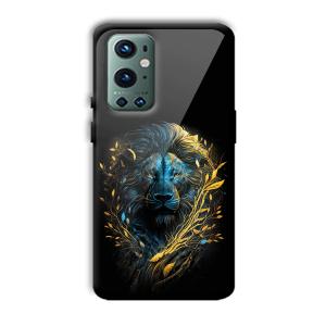 Golden Lion Customized Printed Glass Back Cover for OnePlus 9 Pro