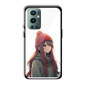 Little Girl Customized Printed Glass Back Cover for OnePlus 9 Pro