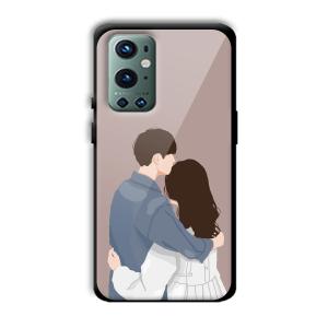 Cute Couple Customized Printed Glass Back Cover for OnePlus 9 Pro