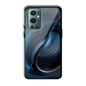 Tecno Blue Customized Printed Glass Back Cover for OnePlus 9 Pro