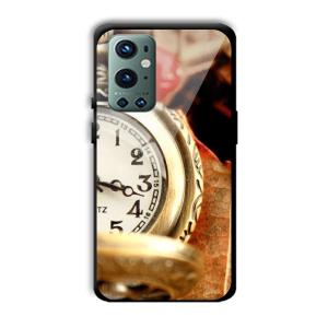 Golden Watch Customized Printed Glass Back Cover for OnePlus 9 Pro