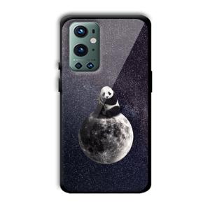 Astronaut Panda Customized Printed Glass Back Cover for OnePlus 9 Pro