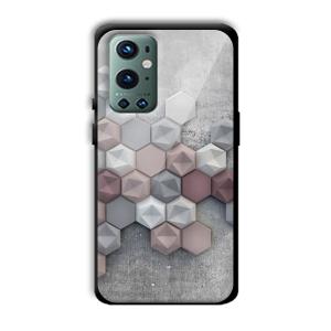 Blocks of Grey Customized Printed Glass Back Cover for OnePlus 9 Pro
