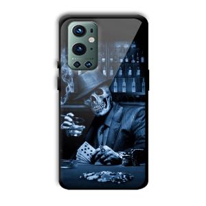 Scary Man Customized Printed Glass Back Cover for OnePlus 9 Pro