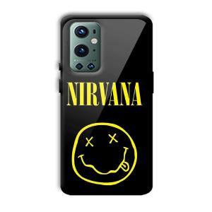 Nirvana Emoji Customized Printed Glass Back Cover for OnePlus 9 Pro