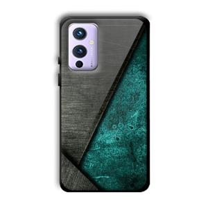 Aqua Green Customized Printed Glass Back Cover for OnePlus 9