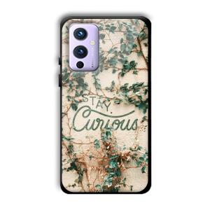 Stay Curious Customized Printed Glass Back Cover for OnePlus 9