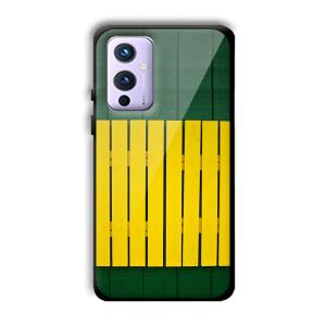 Yellow Fence Customized Printed Glass Back Cover for OnePlus 9