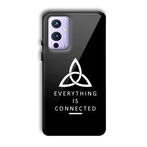 Everything is Connected Customized Printed Glass Back Cover for OnePlus 9