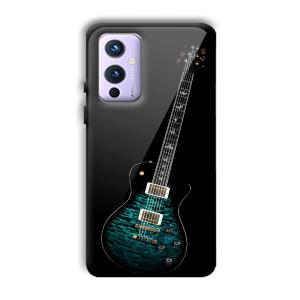 Neon Guitar Customized Printed Glass Back Cover for OnePlus 9