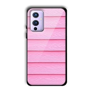 Pink Waves Customized Printed Glass Back Cover for OnePlus 9