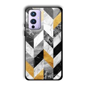 Marble Tiles Customized Printed Glass Back Cover for OnePlus 9