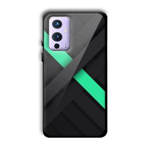Green Cross Customized Printed Glass Back Cover for OnePlus 9
