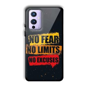 No Fear Customized Printed Glass Back Cover for OnePlus 9