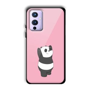 Pink Panda Customized Printed Glass Back Cover for OnePlus 9