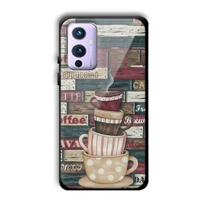 Coffee Design Customized Printed Glass Back Cover for OnePlus 9