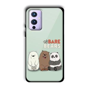 We Bare Bears Customized Printed Glass Back Cover for OnePlus 9