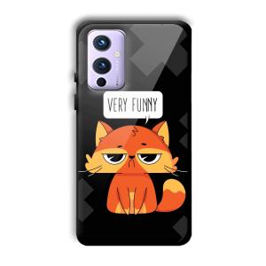 Very Funny Sarcastic Customized Printed Glass Back Cover for OnePlus 9