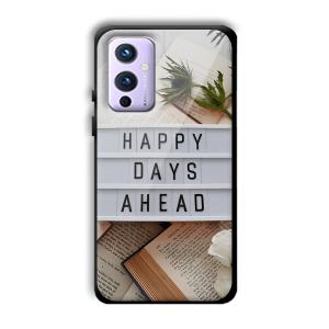 Happy Days Ahead Customized Printed Glass Back Cover for OnePlus 9