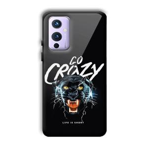 Go Crazy Customized Printed Glass Back Cover for OnePlus 9