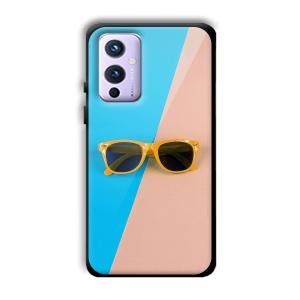 Cool Sunglasses Customized Printed Glass Back Cover for OnePlus 9