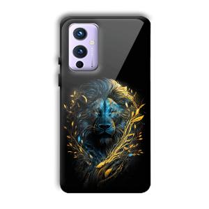 Golden Lion Customized Printed Glass Back Cover for OnePlus 9
