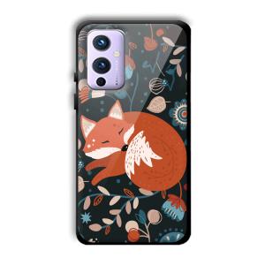 Sleepy Fox Customized Printed Glass Back Cover for OnePlus 9