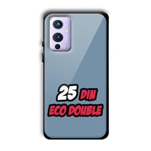 25 Din Customized Printed Glass Back Cover for OnePlus 9