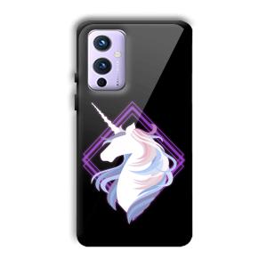 Unicorn Customized Printed Glass Back Cover for OnePlus 9