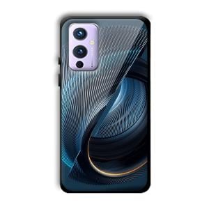 Tecno Blue Customized Printed Glass Back Cover for OnePlus 9