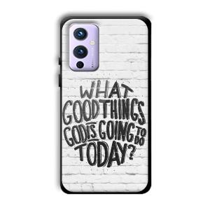 Good Thinks Customized Printed Glass Back Cover for OnePlus 9