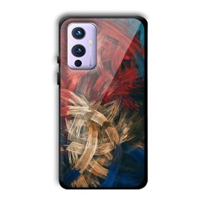 Painted Frame Customized Printed Glass Back Cover for OnePlus 9