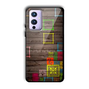 Wooden Pattern Customized Printed Glass Back Cover for OnePlus 9