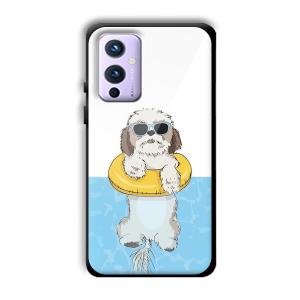 Cool Dog Customized Printed Glass Back Cover for OnePlus 9