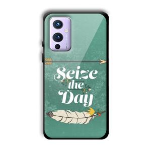 Seize the Day Customized Printed Glass Back Cover for OnePlus 9